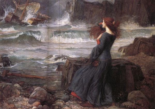 John William Waterhouse Miranda-The Tempest